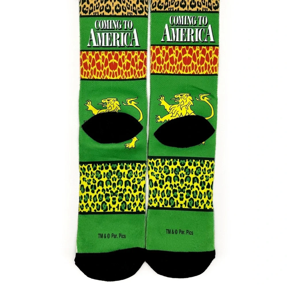 Odd Sox Coming to America Movie Crew Socks Mens Womens 80s Film Retro Fun Gift